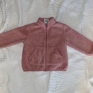 Pink warm sweater size 18-24 months (used)